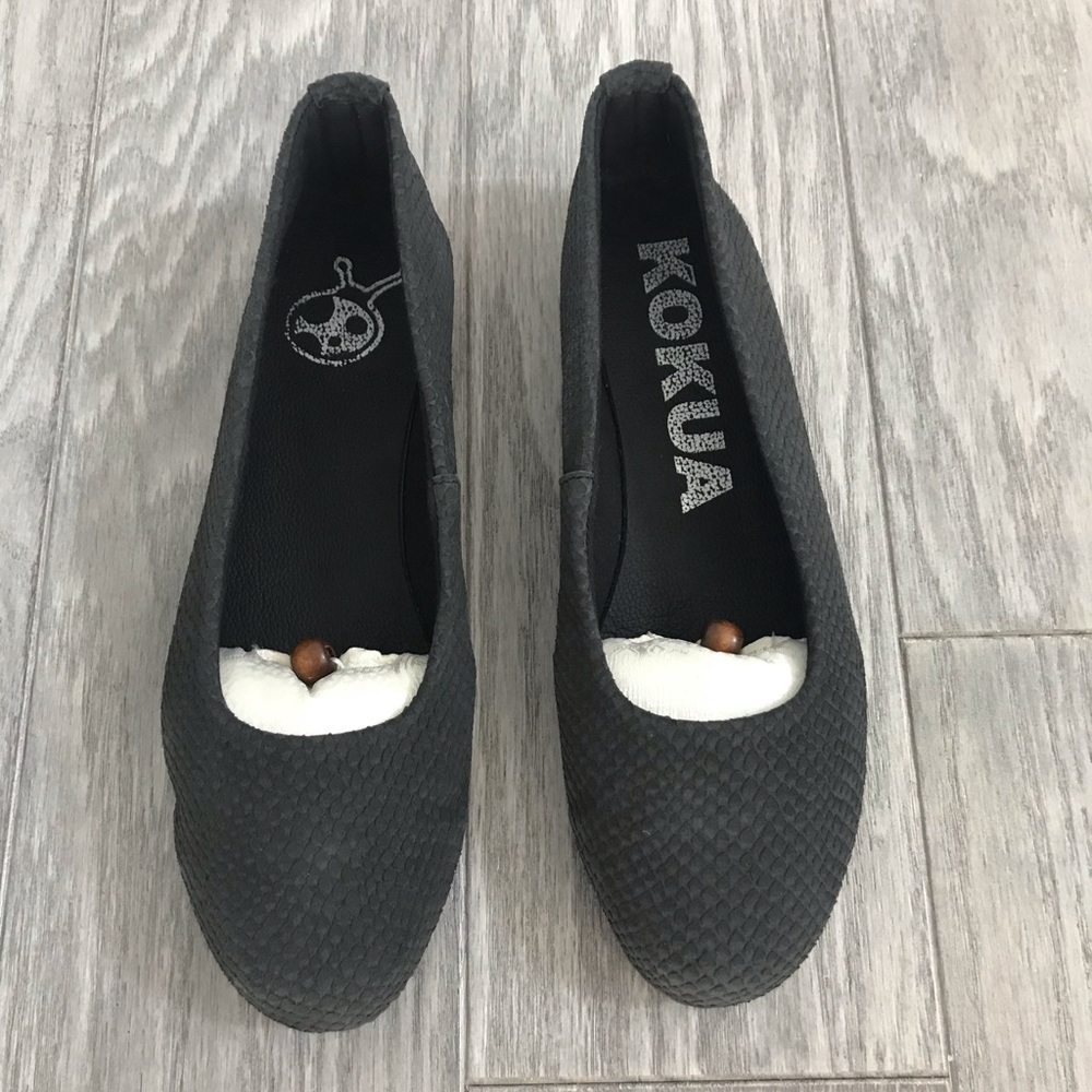 Black ballerina shoes flats